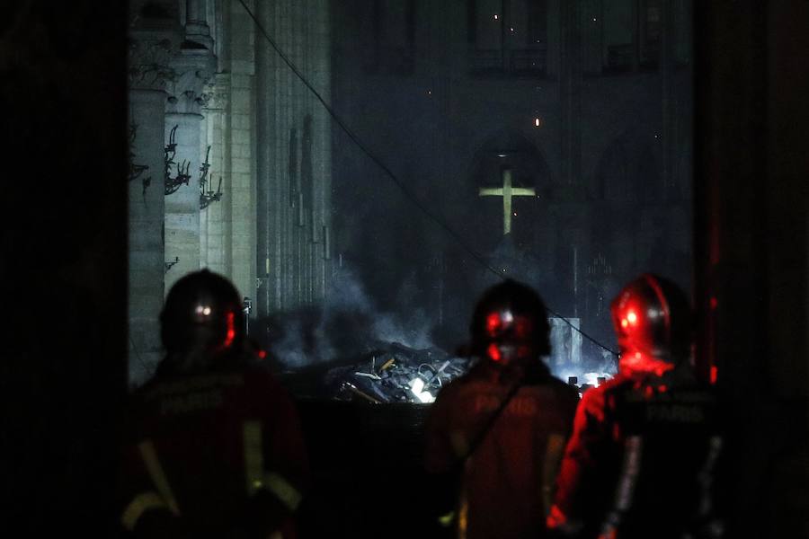 Fotos: Incendio en la catedral de Notre Dame de París