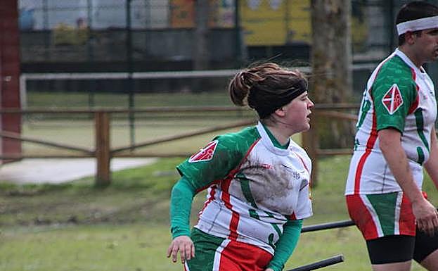 Alba Romero, integrantes de Bizkaia Boggarts, en la Copa de España de Quidditch 2017
