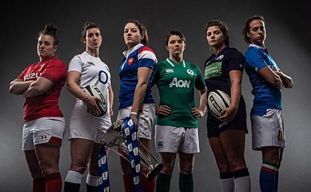 Capitanas de la pasada edición del torneo Seis Naciones. 