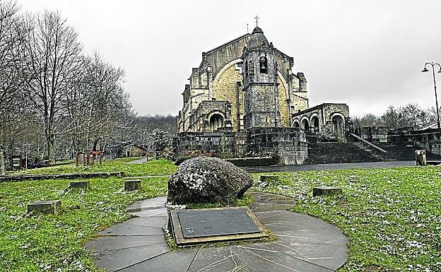 Imagen del santuario de Urkiola. 