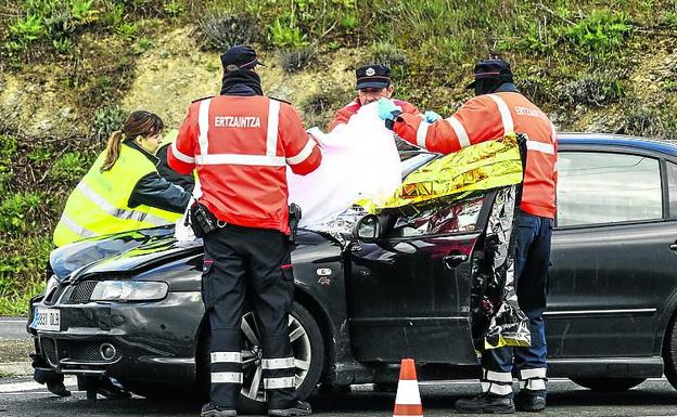 Un hombre murió atropellado el día 12 en la A-3020 en Araia.