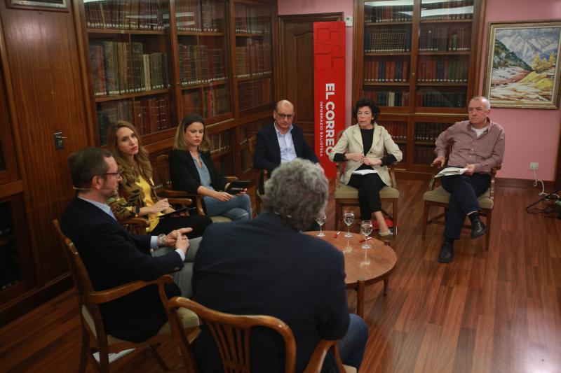 EL CORREO reúne a Juantxo López de Uralde (Unidas Podemos), Javier Maroto (PP), Mikel Legarda (PNV), Isabel Celaá (PSE) e Iñaki Ruiz de Pinedo (EH Bildu), cabezas de lista de sus partidos por Álava