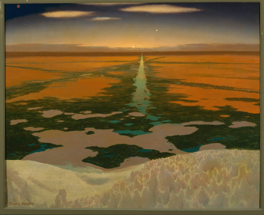 La superficie de Marte (1949).