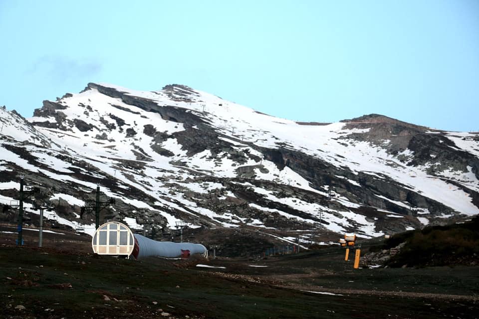 La zona más alta mantuvo la nieve hasta el final de la Semana Santa