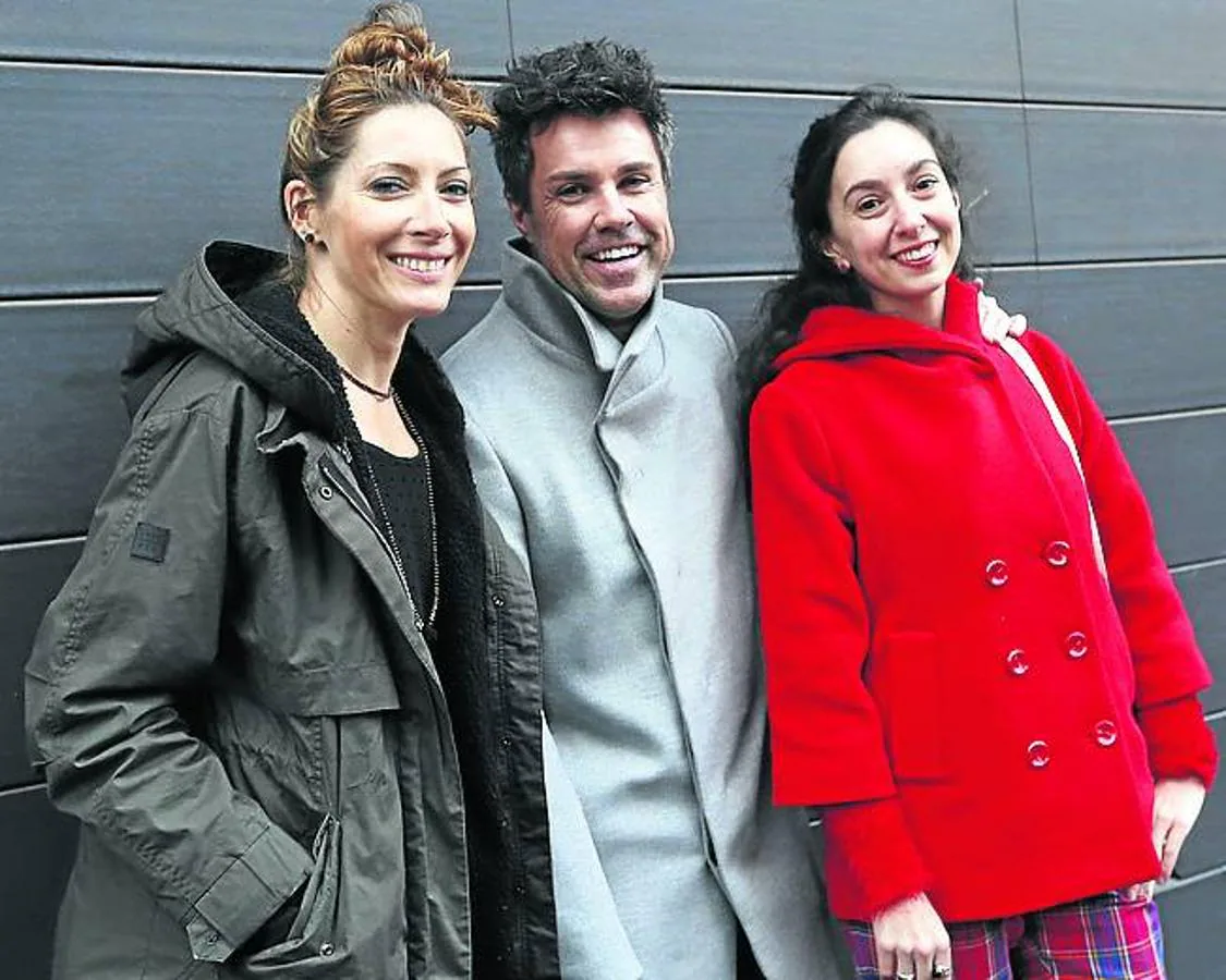 Nerea Casares, Vicente Rábago y Yemila Saleh.