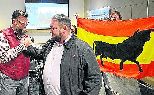 Valeriano Arrieta, líder territorial de Vox, en Bilbao.