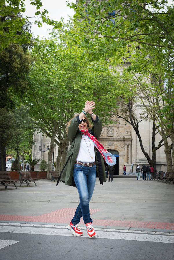 Garbiñe Renedo (Propietaria de una charcutería, 57 años y una hija)