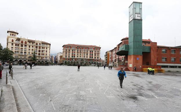 Vista del Ayuntamiento de Barakaldo.