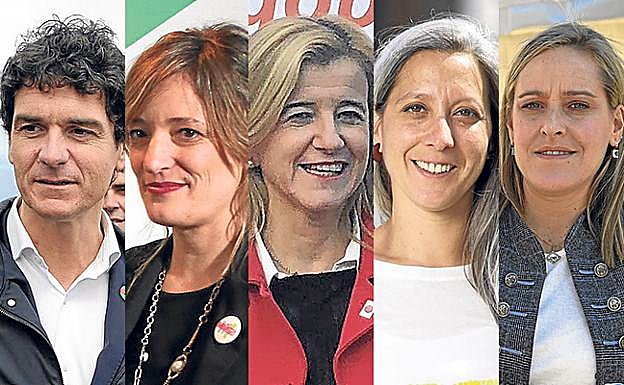 Candidatos elecciones forales Bizkaia 2019: las candidaturas a diputado general