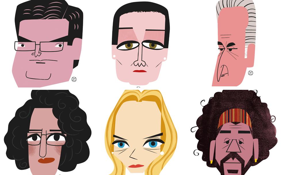 Seis candidatos para un único sillón