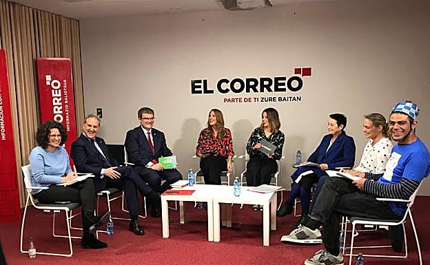 La seguridad y Zorrozaurre prenden la mecha en el debate de los candidatos a la Alcaldía de Bilbao