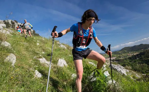 Ainhoa Sanz terminó a apenas 16 segundos del récord. 