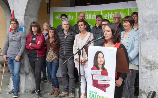 Presentación del programa y la candidatura de EH Bildu de Zaldibar el viernes. 