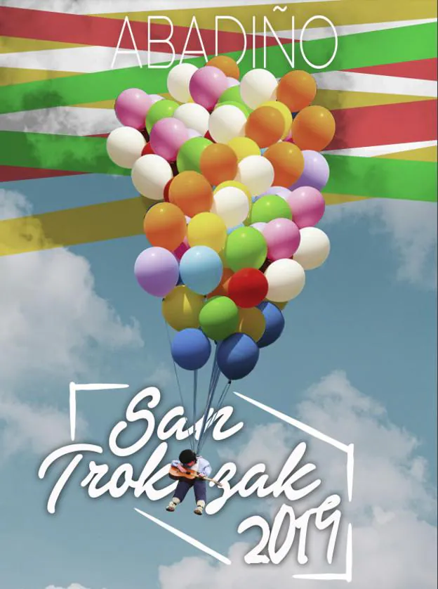 Cartel de fiestas de San Trokazak 2019 en Abadiño