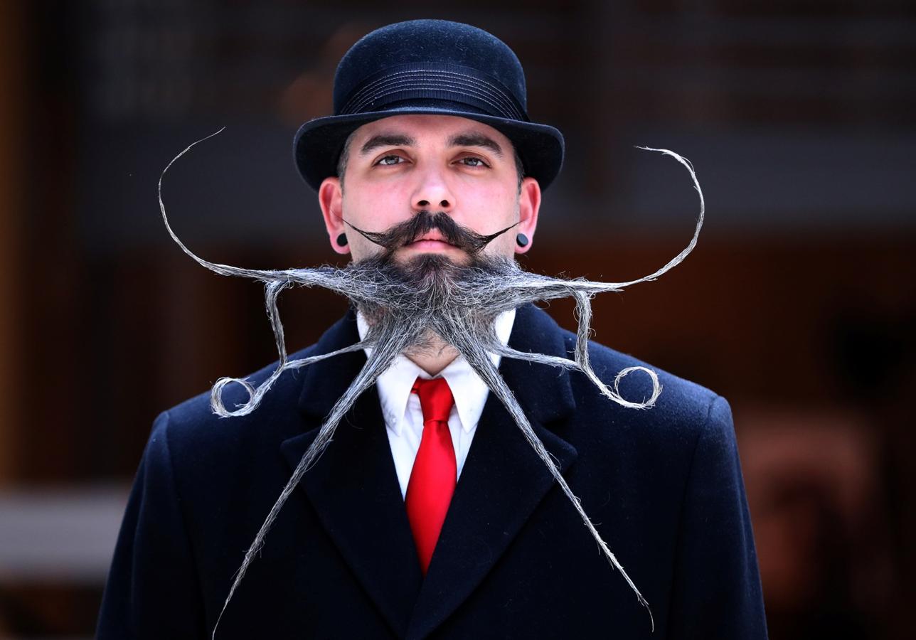 El vello facial llevado al extremo se da cita en el Campeonato mundial de Barbas y Bigotes 2019, que se disputa en Antwerp, Bélgica. La cita que se celebra cada dos años permite contemplar los estilos más radicales y complicados.