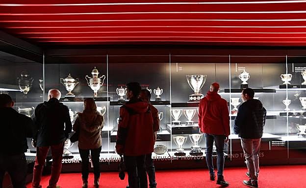 El museo del Athletic, esta mañana 