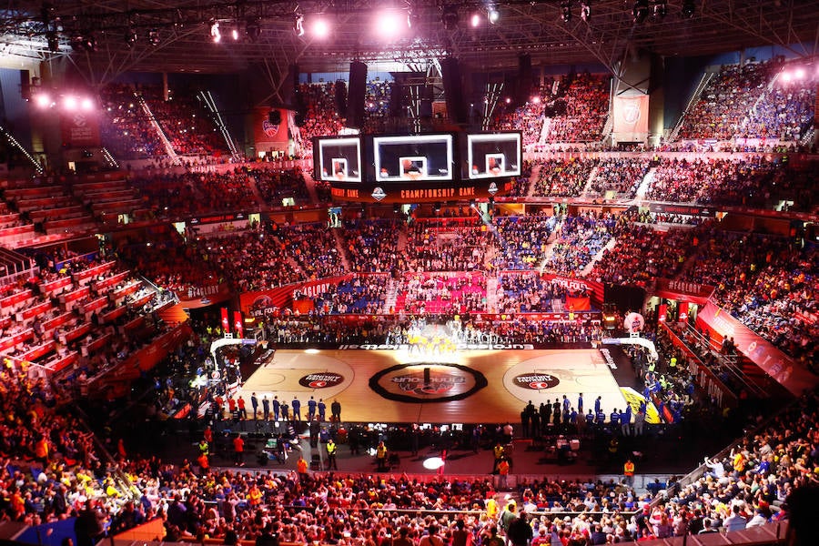 El Buesa Arena, que brilló con luz propia, apagó ayer sus luces tras tres días frenéticos