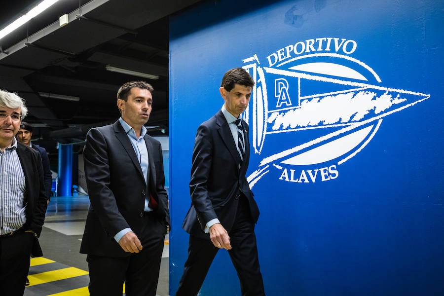 Fotos: Presentación de Asier Garitano como nuevo técnico del Alavés