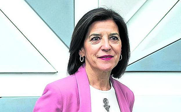 La cabeza de lista del PNV a las elecciones europeas, Izaskun Bilbao. 