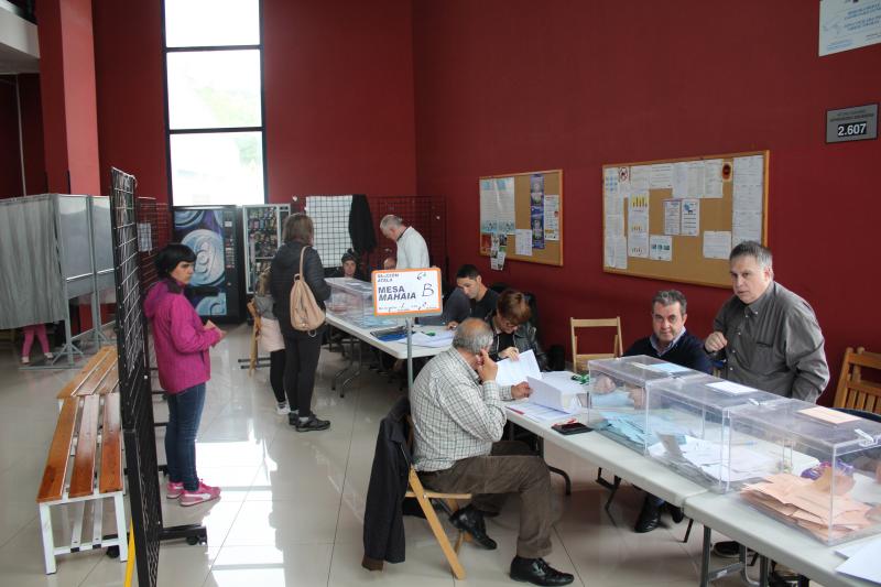 Votación en Amurrio.