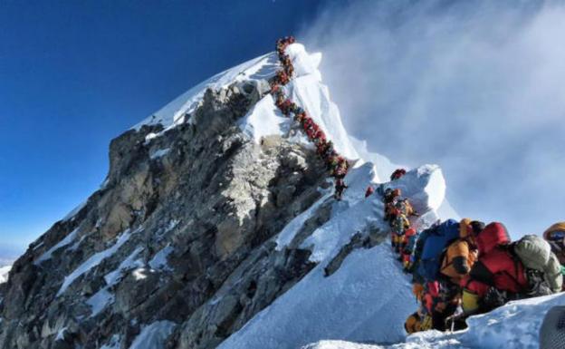 Una noria en el Everest