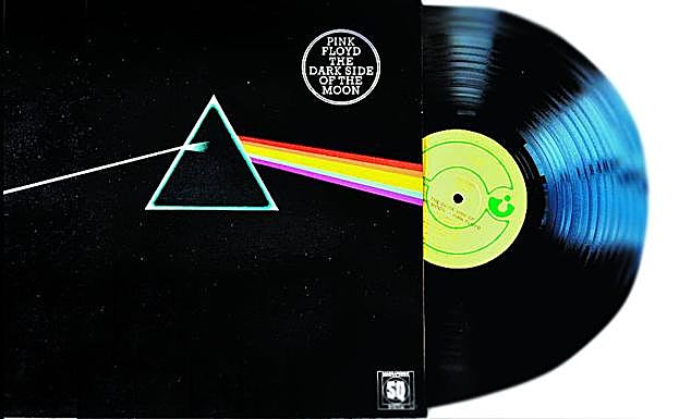 Irudian, Pink Floyd musika taldearen 'The Dark Side of the Moon' diskoaren azala.