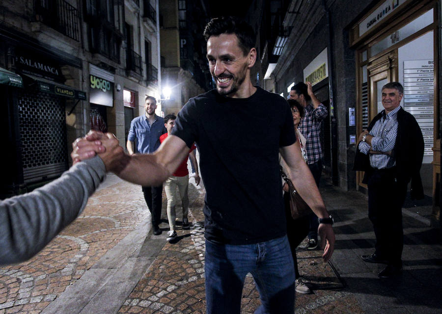 Fotos: Así fue la noche de celebración del Bilbao Basket