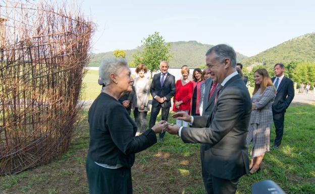 Urkullu y parte de su Gabinete, momentos antes del inicio del Consejo de Gobierno.