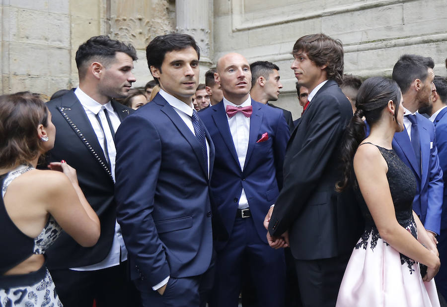 Iker Muniain y Andrea Sesma se casaron el 3 de junio de 2017 en la basílica de Begoña.