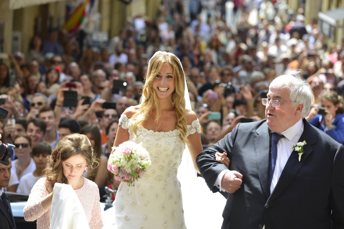 Fernando Llorente y María Lorente se casaron el 20 de junio de 2015 en la basílica de Santa María del Coro de San Sebastián y celebraron el banquete en el restaurante Itxas Bide