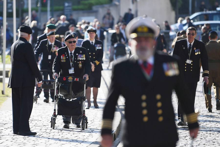 Europa recuerda cómo fue el desembarco de Normandía con la presencia de diferentes líderes políticos como Trump, Macron y el príncipe Carlos de Inglaterra
