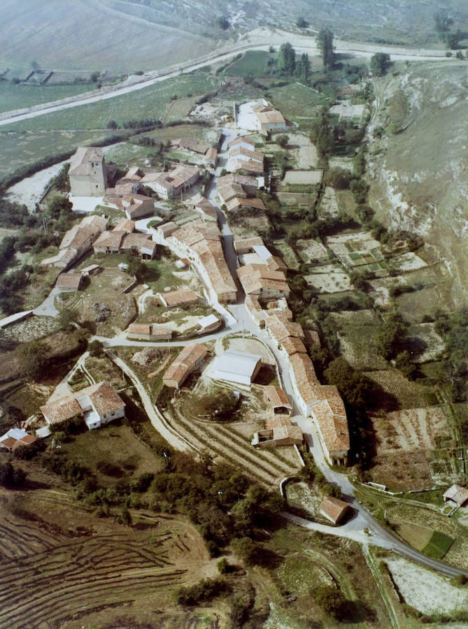 Vista aérea de Estavillo en 1979.