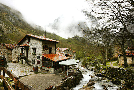 Vista de Bulnes, Asturias