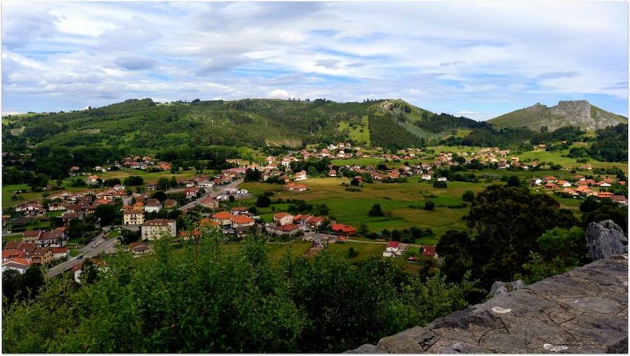 Vista aérea de Liendo, Cantabria