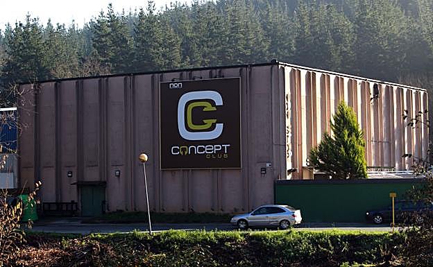 Vista exterior de la macrodiscoteca Non de Lemoa.