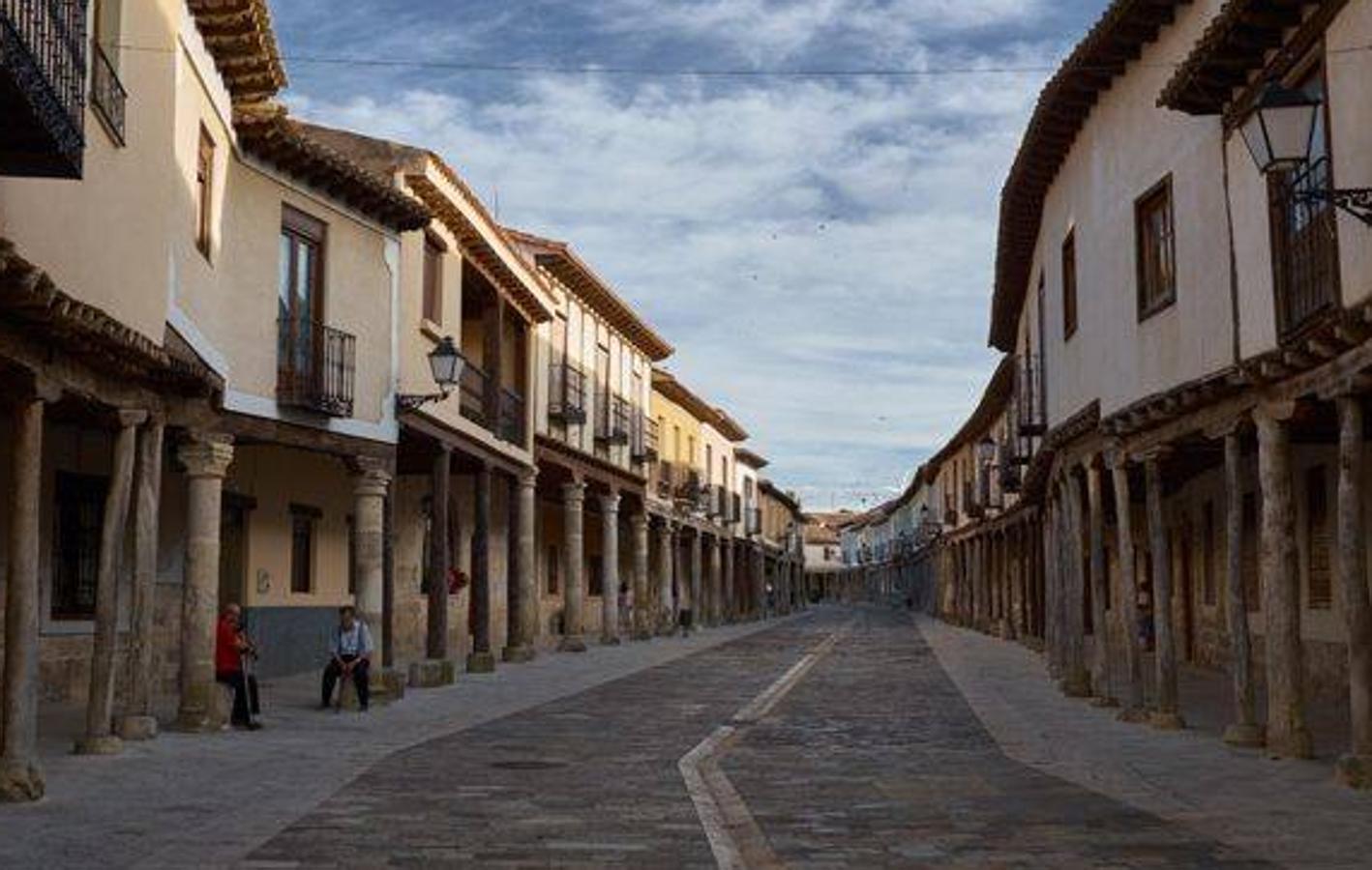 Las calles de Ampudia, Palencia, Castilla y León