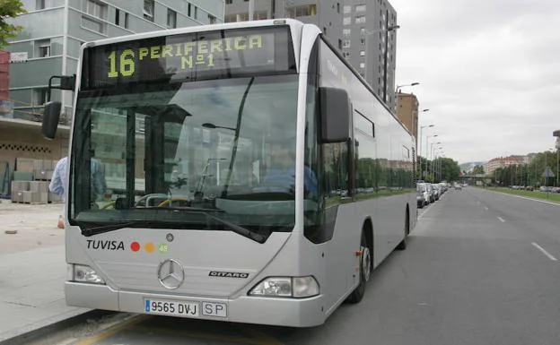 Línea Periférica de los autobuses urbanos de Vitoria . 