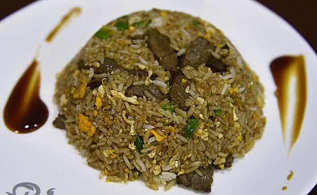 Arroz chaufa. 