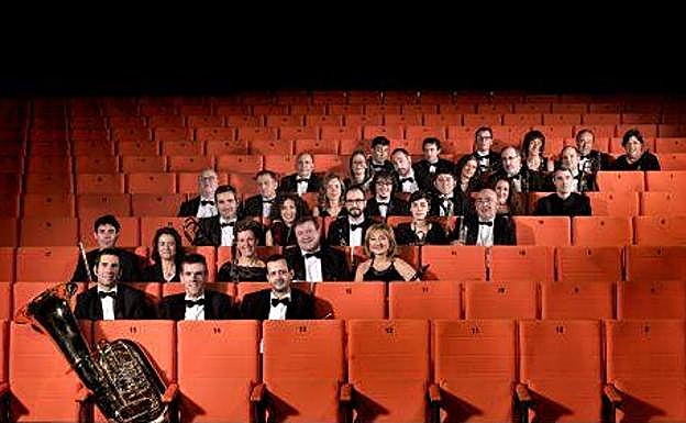 Integrantes de la Banda Municipal de Música