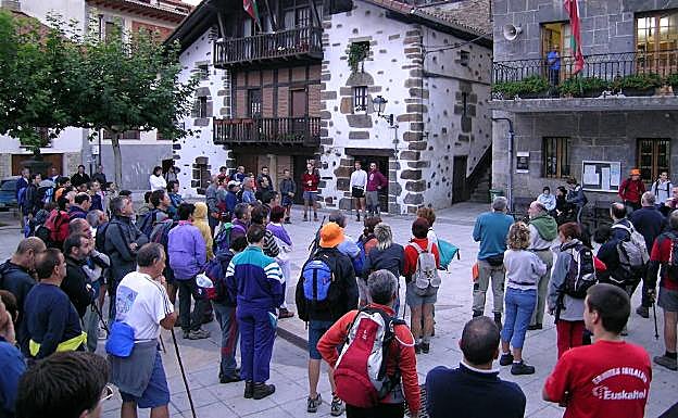 La marcha de Zeanuri partirá desde la plaza del pueblo.