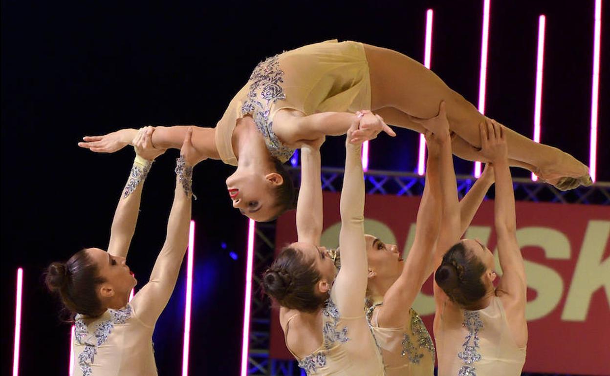 El conjunto de Bulgaria, oro en el Mundial '18