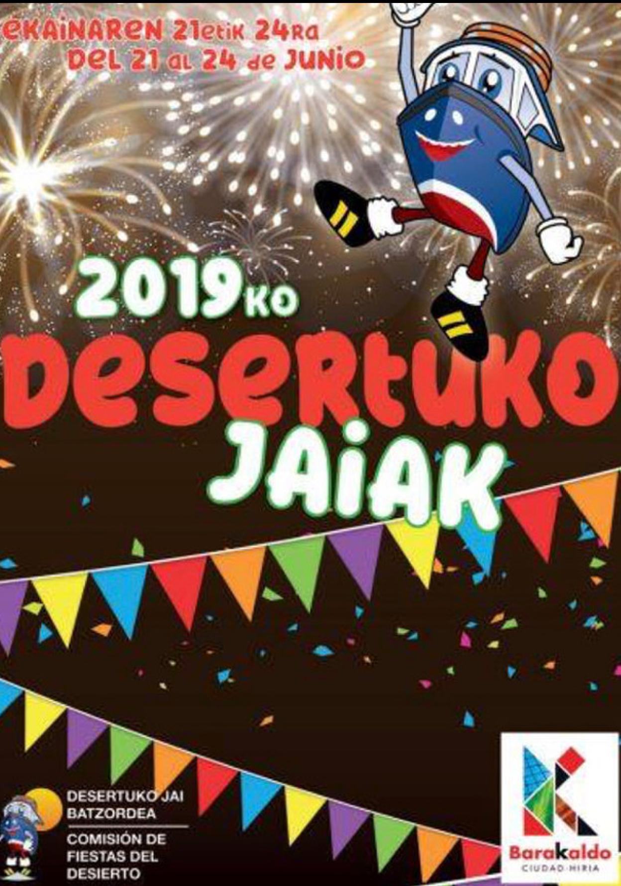 Programa de fiestas de Desierto 2019 en Barakaldo