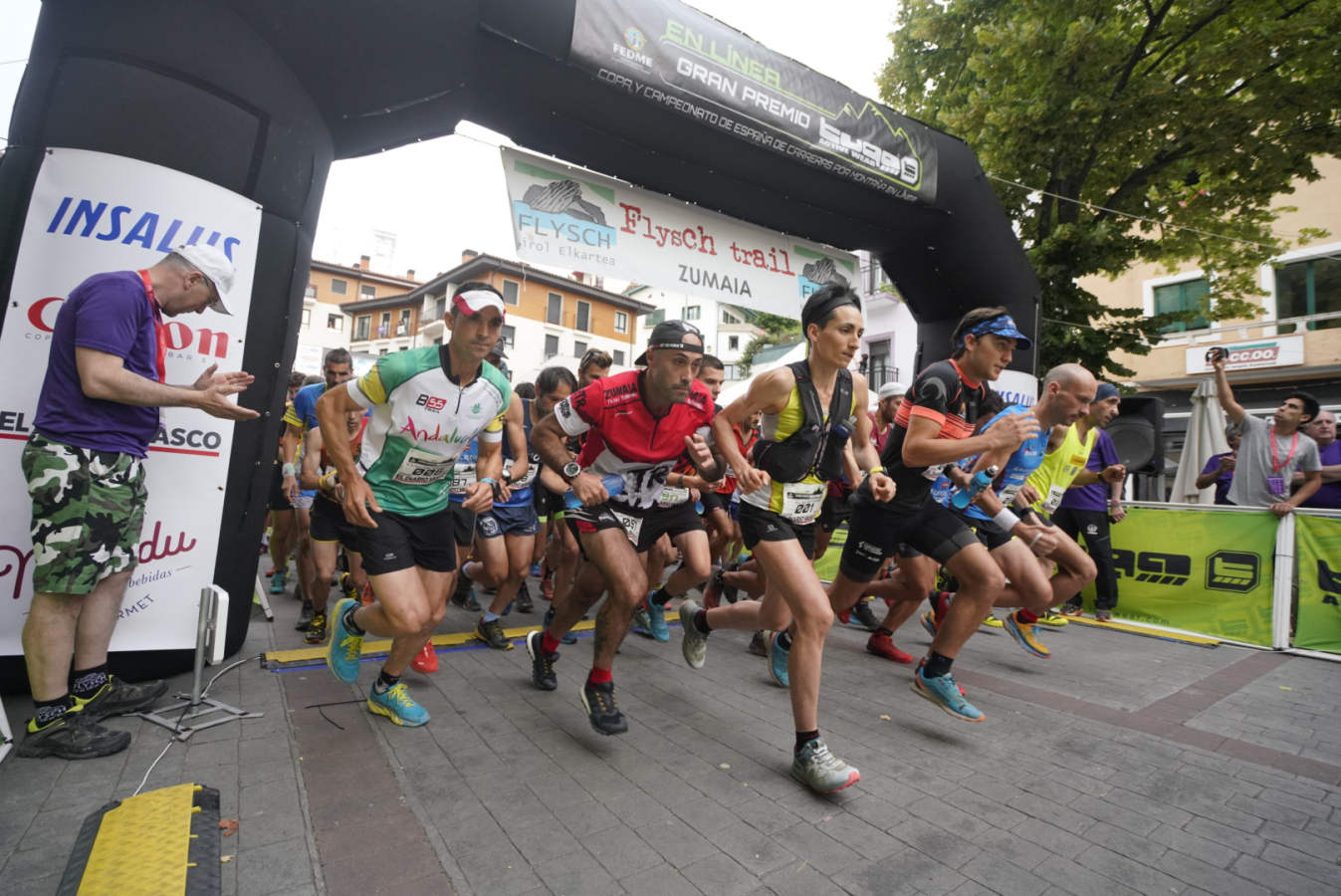 Gran ambiente el que se ha vivido en las carreras del Flysch Trail, donde el calor ha sido protagonista y ha hecho mella en los corredores.