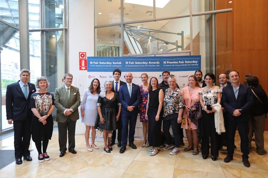 Reprsentantes de doce países asiten a la gala de estos galardones por el cambio social que se celebró en el Museo Guggenheim