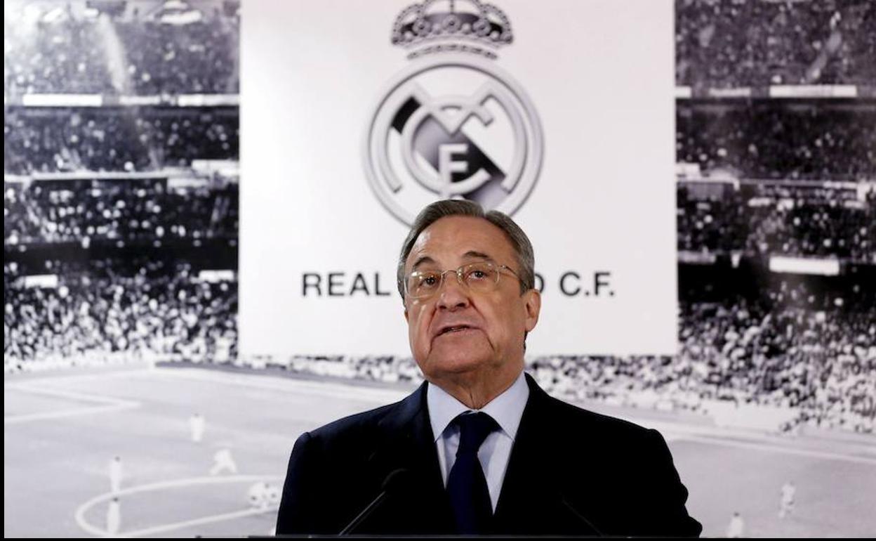 Florentino Pérez, presidente del Real Madrid. 