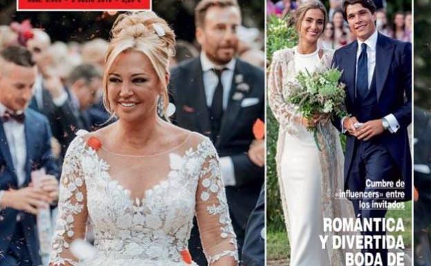 Así fue el vestido de boda de Belén Esteban