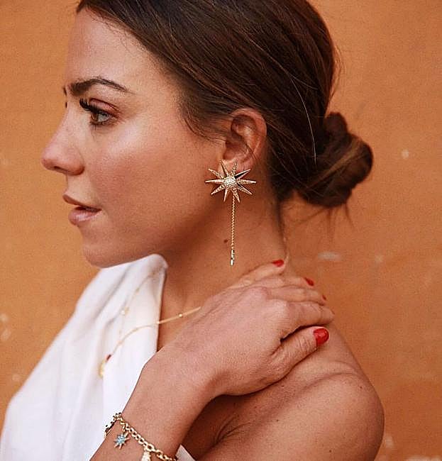 Paula Ordovás, una 'influencer' con extensiones de pestañas.