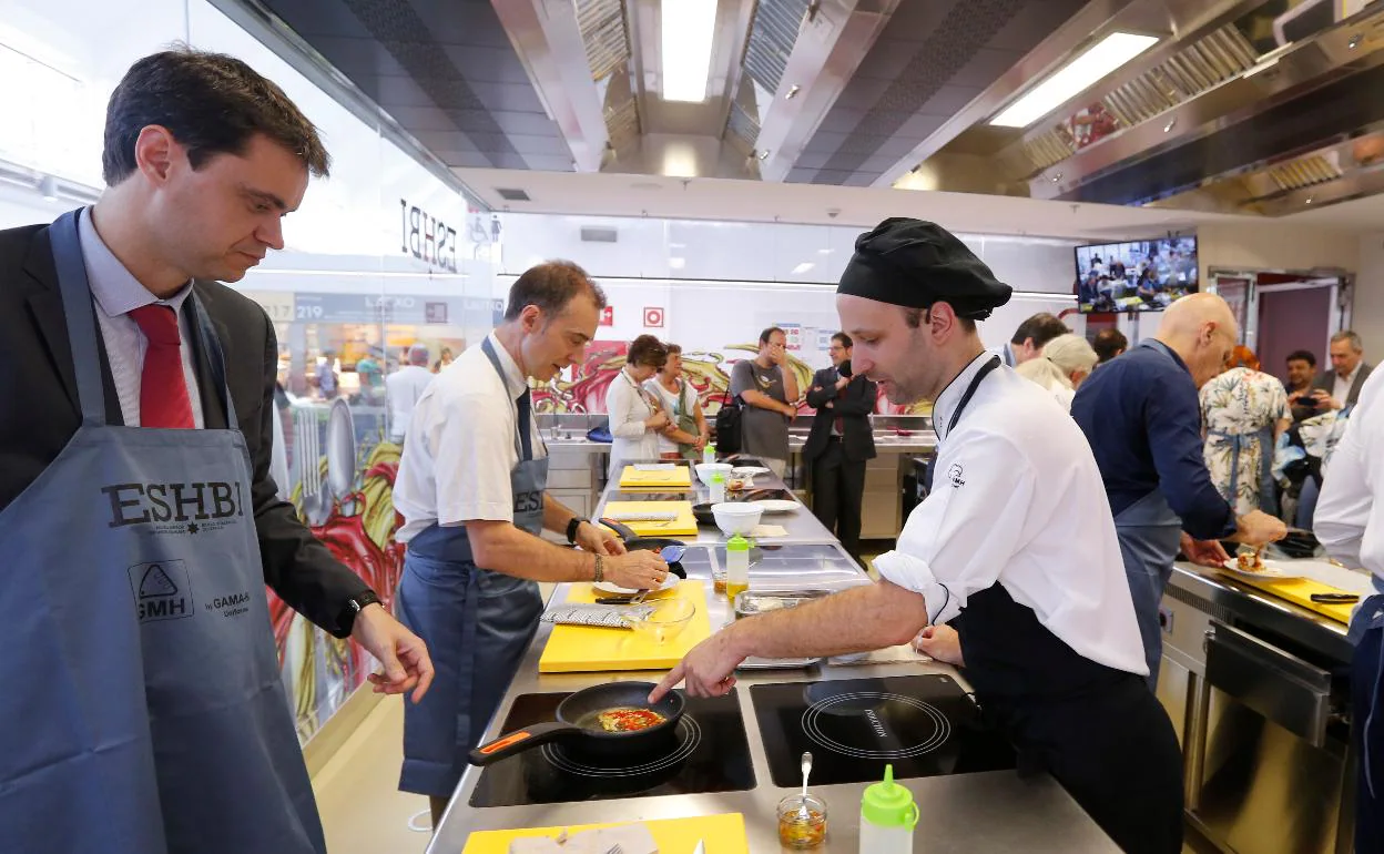 Imagen de la Escuela de Cocina del mercado de La Ribera. 