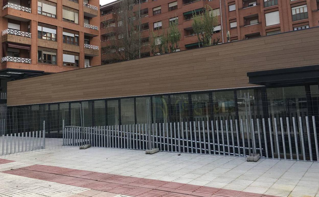 Fachada principal de la nueva haurreskola de Galdakao. 