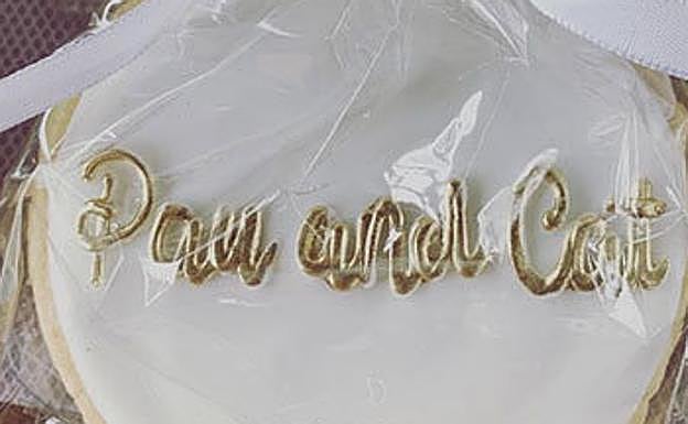 El obsequio para los invitados.